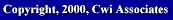 Copyright, 2000, Cwi Associates